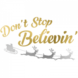 DON’T STOP BELIEVIN’ SLEIGH 24813EM4