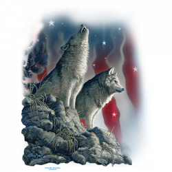 PATRIOTIC WOLVES 22200D0