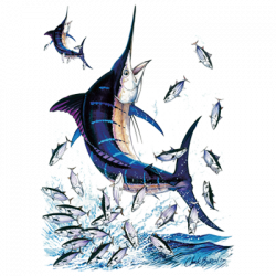 BLUE MARLIN W/CREST 13560HL0