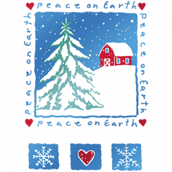PEACE ON EARTH BARN 24607EM2